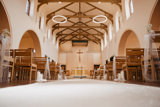 interior of church
