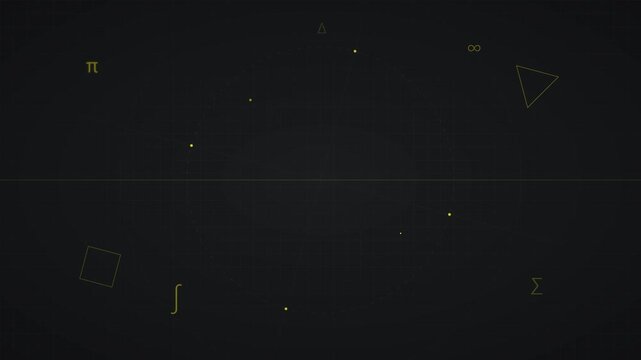 mathematical geometry calculus concept educational motion graphic