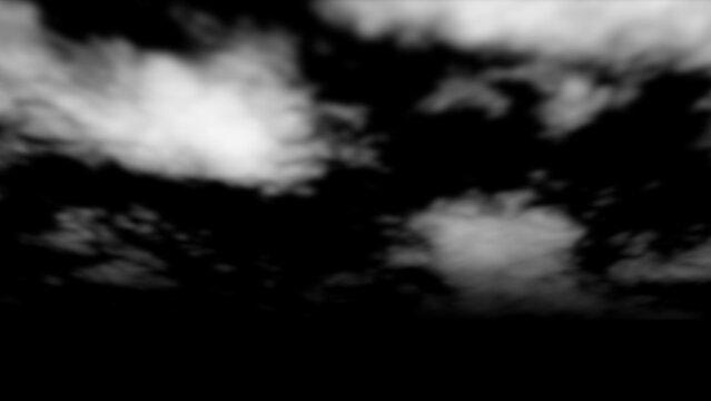 clouds isolated black background sky overlay weather nature cloudscape white fluffy realistic cut out transparent alpha element texture composite backdrop