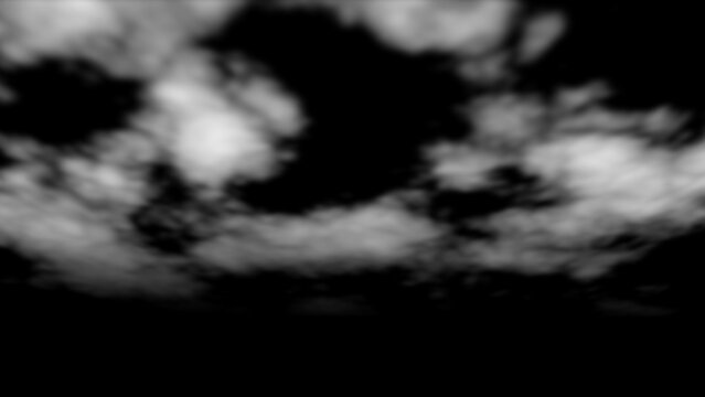 isolated clouds black background sky overlay weather cloudscape nature realistic white dark contrast transparent alpha cut out texture composite element