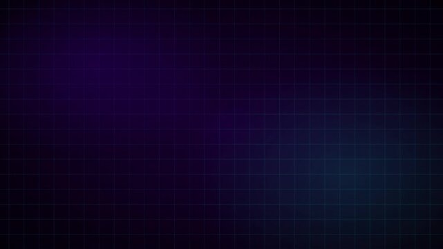 Retro Futuristic Cyan And Violet Grid Vector Motion Graphic
