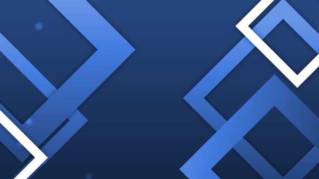 Abstract geometric background with overlapping diamond frames modern tech style animation