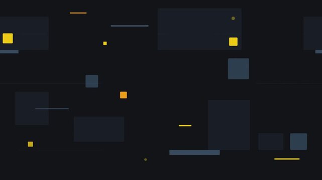 minimalist flat tech geometric sliding vector loop