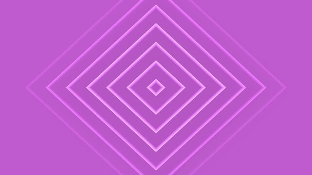 Soft concentric diamond shapes minimalist geometric pattern abstract modern design animation