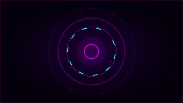 retro synthwave pink circular equalizer vector design