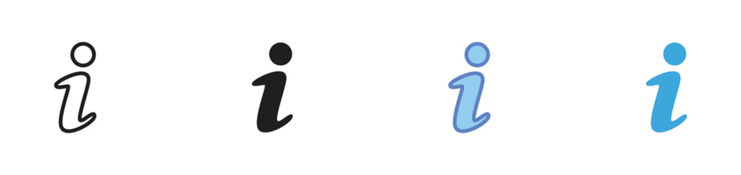 Info icons set. Information icon , Info symbol. Vector illustration 