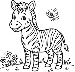 Obraz premium zebra vector illustration