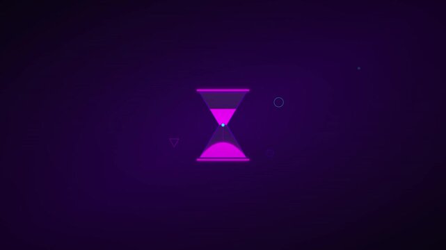 Royal Purple Hourglass Creative Spirit Animation