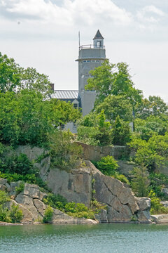 old castle on the island