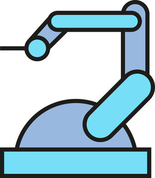 Mechanical Production Arm Icon

