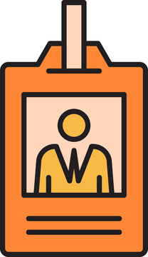 Professional Contact Card Icon
