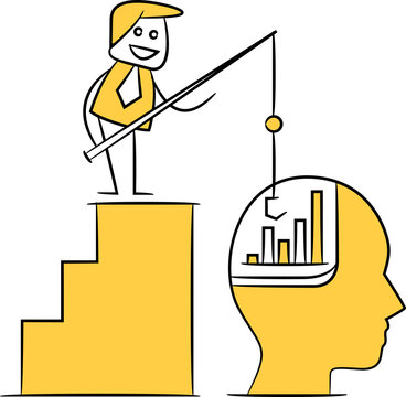 Psychology Market Analysis Icon
