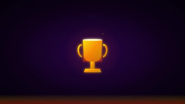 shifting trophy cup achievement success award motion