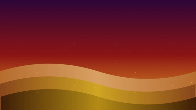 shimmering sand dunes gold desert gradient vector