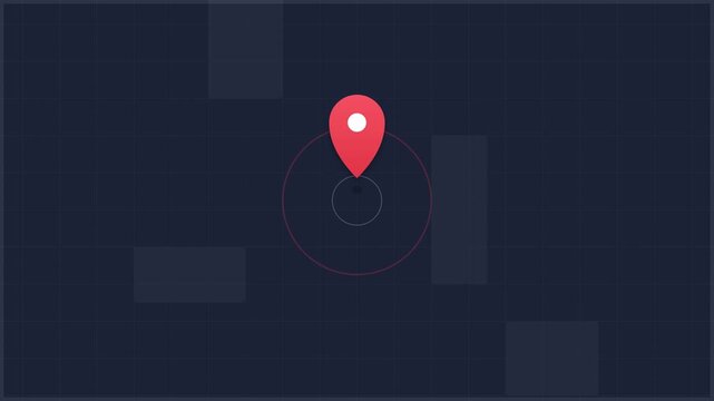 modern clean location pin map navigation graphic
