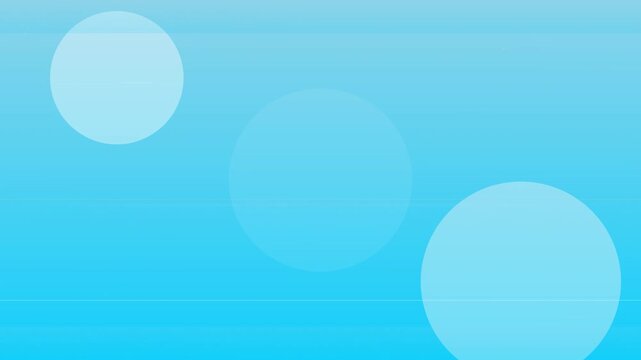 Sky Blue And Cloud White VHS Artifact Animation