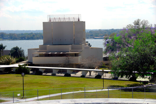Annie Pfeiffer Chapel at Florida Southern College FSC Frank Lloyd Wright at Lakeland Central Florida United States . 07.20.26