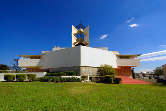 Annie Pfeiffer Chapel at Florida Southern College FSC at Lakeland Central Florida United States . 07.20.26