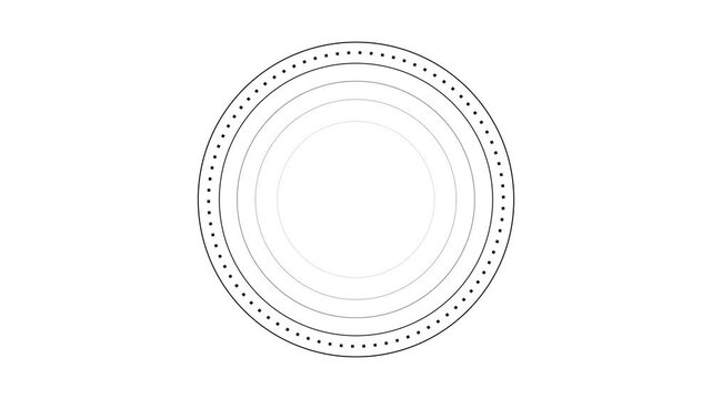 Before and After Comparison Circle Template with Split Screen Design for Transformation and Progress Presentation