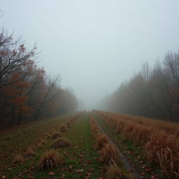 Faint brush haze