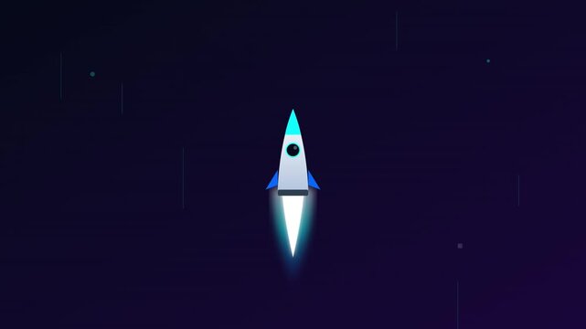 Sleek Rocket Boost Speed Optimization Performance Growth Visual