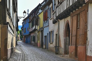 Obraz premium Gasse in Barr, Elsass
