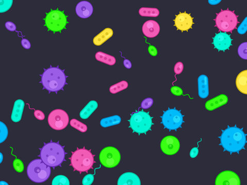 Scattered Germ Cells Medical Science Pattern