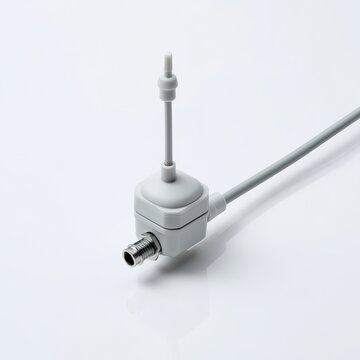 Compact water level sensing float switch with stem and housing for control panels