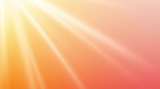 Vibrant sunrise gradient with warm light rays. Soft abstract background for digital design and branding projects.