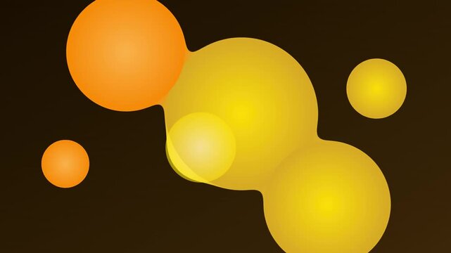 morphing blob gold fluid liquid vector animation