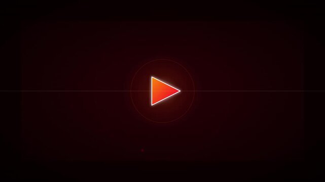 multimedia video play button vibrant motion graphic