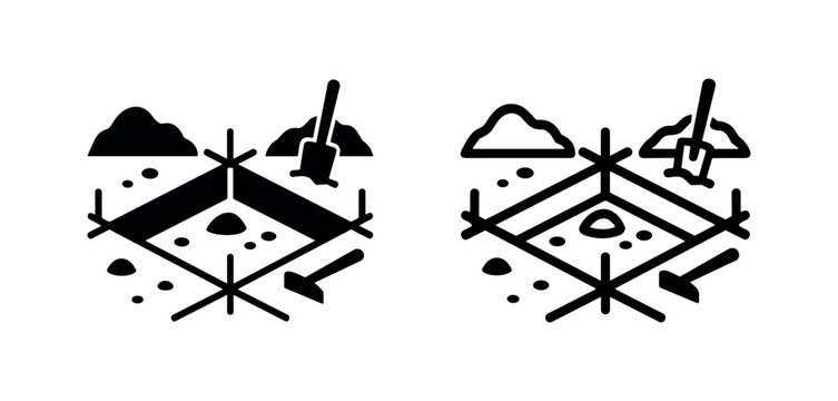 Archaeological excavation site with tools and unearthed artifacts, symbolizing discovery and research.