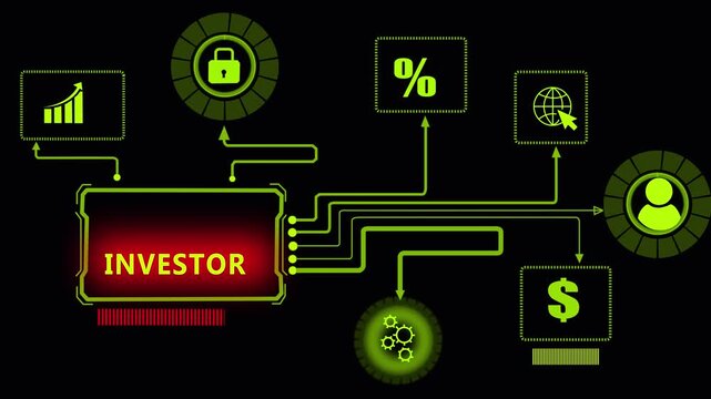 Managing institutional investor relations datasets through centralized digital network layouts, asset charts