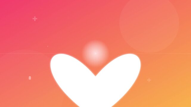 organic heart health medical care animated vector background