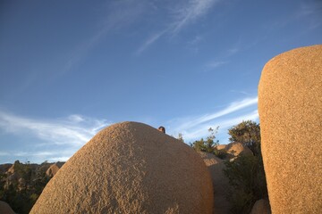 Granite boulder formations in the desert, Joshua Tree National Park © Sean