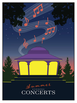 A promotion for summer music concerts.