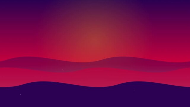 organic warm sunset gradient flowing vector abstract background