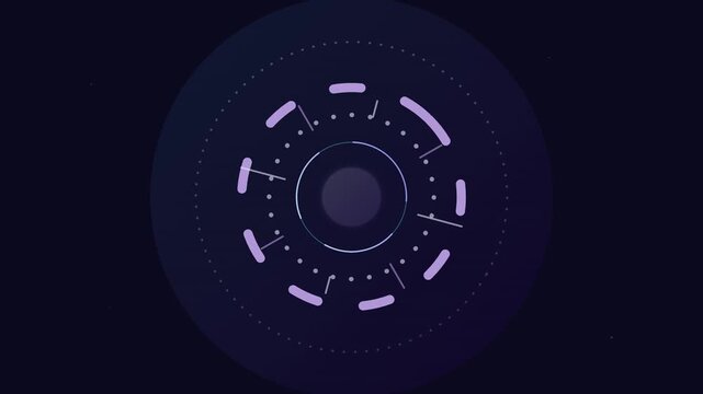 pastel lavender soft audio wave visualizer loop