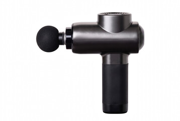 Handheld Percussion Massage Gun with Round Head Attachment © Asif