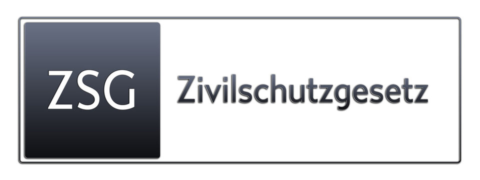 ZSG - Zivilschutzgesetz - Jura Rechts Abk&uuml;rzung