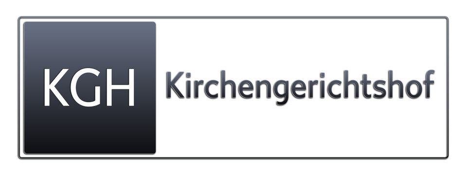 KGH - Kirchengerichtshof - Jura Rechts Abk&uuml;rzung