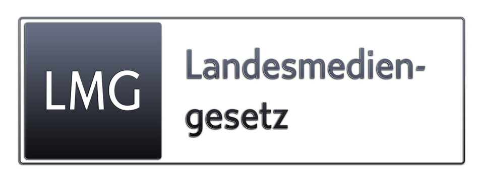 LMG - Landesmediengesetz - Jura Rechts Abk&uuml;rzung