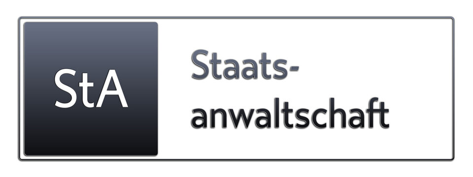 StA - Staatsanwaltschaft - Jura Rechts Abk&uuml;rzung