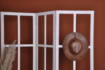 decoração cenário para dia dos pais em tons marrons  © Alexandre