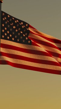 The United States flag is a symbol of American patriotism and memorial of victim