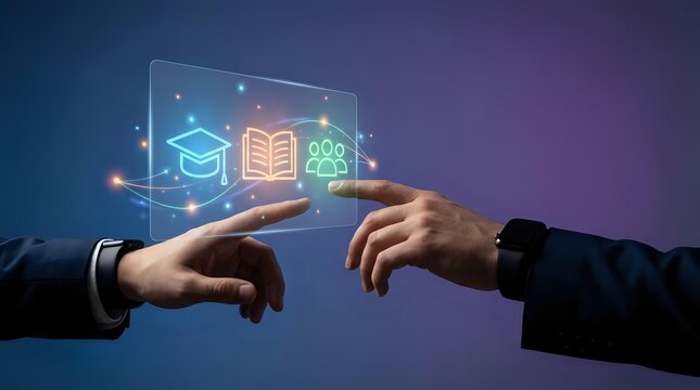 Online education platform connecting students with digital learning resources and interactive courses.