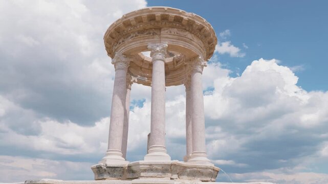 Various video images of the ancient city of Kibyra, located within the borders of Burdur province in T&uuml;rkiye.