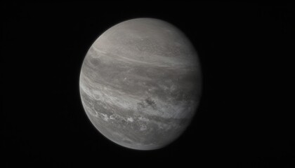 Naklejka premium Gas Giant Planet in Deep Space