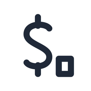 Shell prompt dollar sign with cursor icon