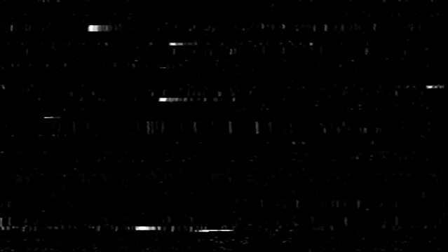 Dark vhs static interference texture with faint white noise and horizontal flickering lines for vintage video style backgrounds.